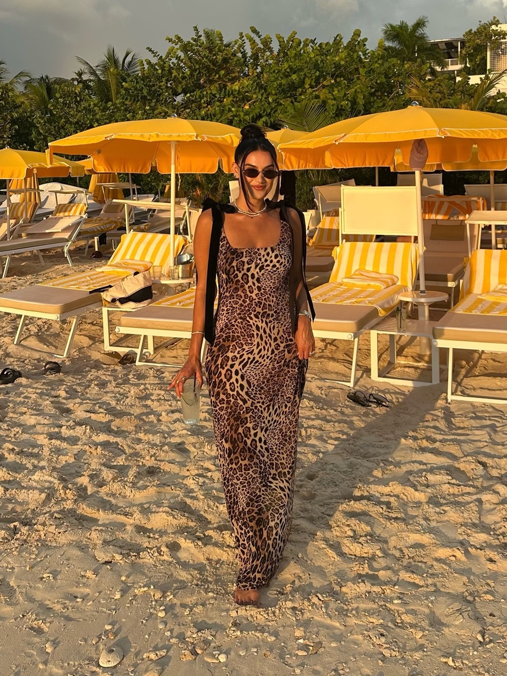 More to Come Leopard maxi dress
